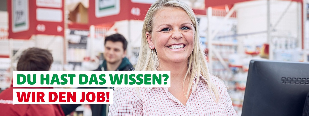 Du hast das Wissen? Wir den Job!