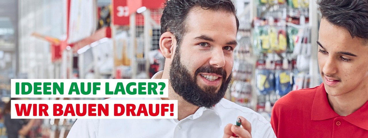 Ideen auf Lager? Wir bauen drauf!